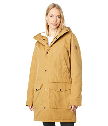 Fjällräven Parka Zimowa Zielona W Parka Damska, Brązowy (Buckwheat Brown), L