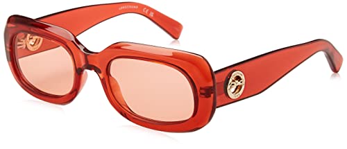 Longchamp Damskie okulary przeciwsłoneczne Lo716s, pomarańczowe, 50, pomarańczowy