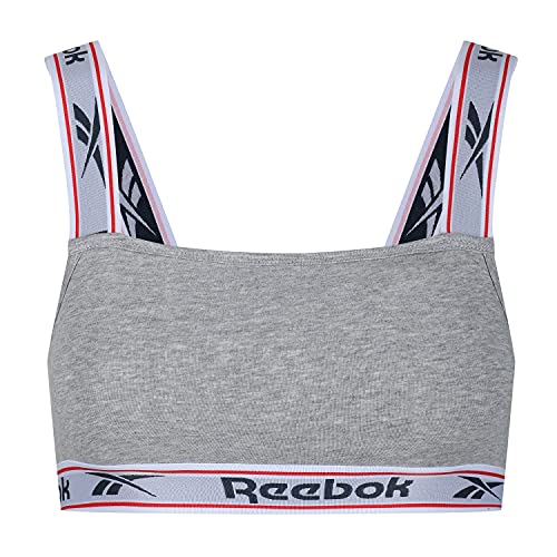 Reebok Damska bluza Crop Top Krystal szary Marl T-shirt, Szary melanżowy, M
