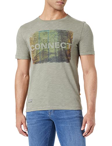 camel active Męski t-shirt 409745/8T17, khaki, XL