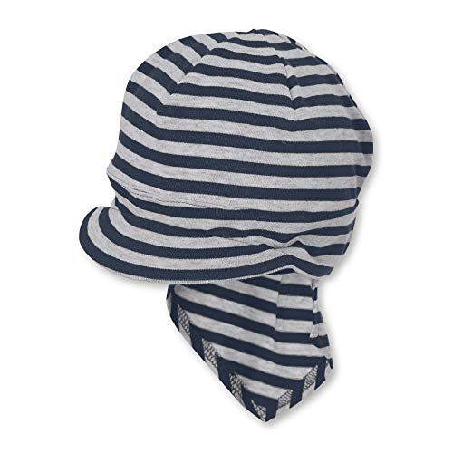 Sterntaler Piratentuch Mit Nackenschutz Czapka mieszana dla niemowląt, Niebieski (Granatowy 300), X-Small (Taille fabricant: 51)