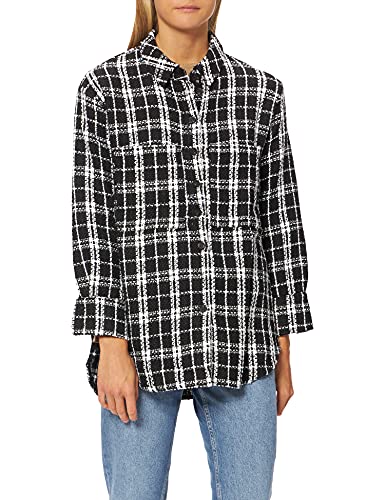 Gerry Weber Bluzka damska, czarny/ecru/biały karo, 38