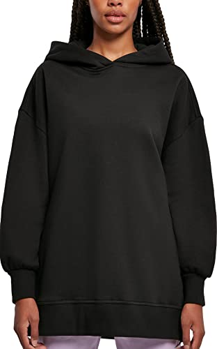 Urban Classics Damska bluza z kapturem, duża, oversize, czarna, L, czarny, L