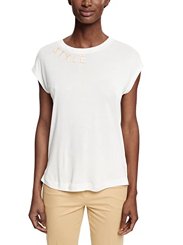 ESPRIT Collection Damska koszulka 112EO1K317, 110/OFF White, XS