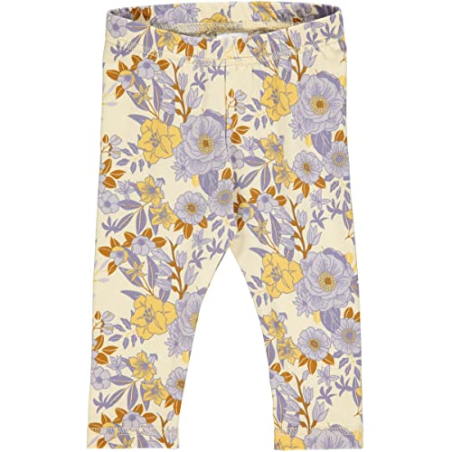Müsli by Green Cotton Dziewczęce legginsy Cardamine, Calm Yellow, 74 cm