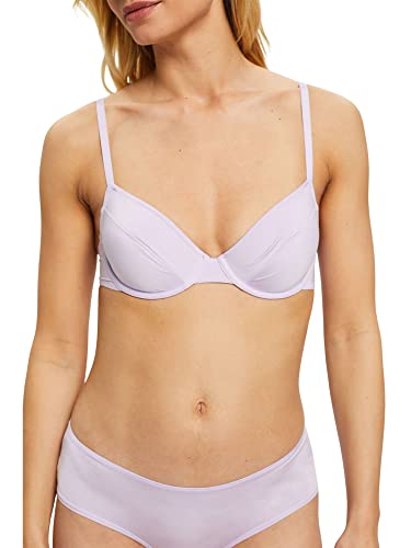 ESPRIT Bodywear damski biustonosz Shiny Micro FASH RCS uw biustonosz formowany, fioletowy, 85 B, fioletowy, 85B