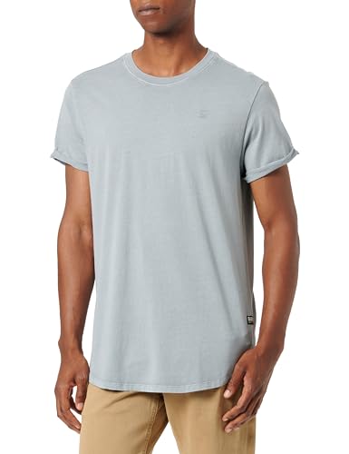 G-STAR RAW Męski t-shirt Lash, Szary (Dim Grey Gd D16396-2653-g105), XXL