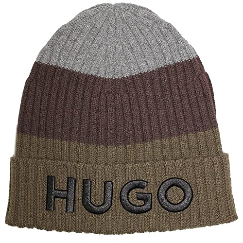HUGO Męska czapka unisex-X565-4, ciemnozielona303, ONESI