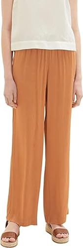 TOM TAILOR Damskie spodnie 1036686, 31650-Terracotta Brown, 44 W/32 L, 31650 – kolor terakota brązowy, 44W / 32L
