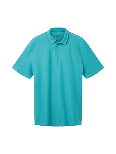 TOM TAILOR Denim Otoman męska koszulka polo, 31044 - Deep Turquoise, L
