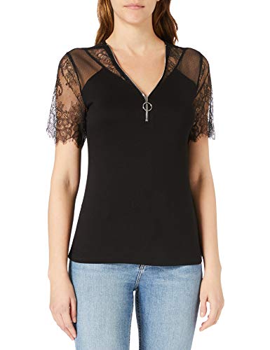 Morgan Damska koszulka Dayana T-Shirt, czarny, S/Wysoki