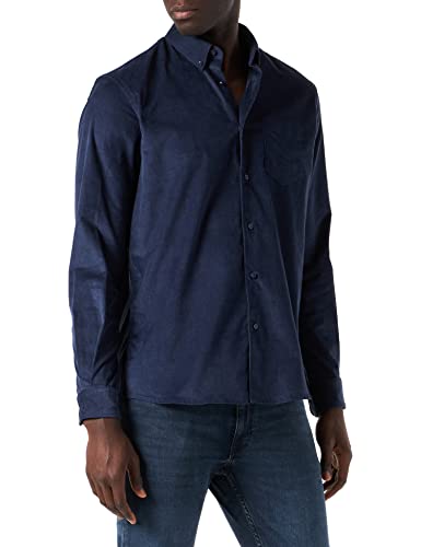 Pierre Cardin Męska koszula Bastien, Black Iris, 3XL