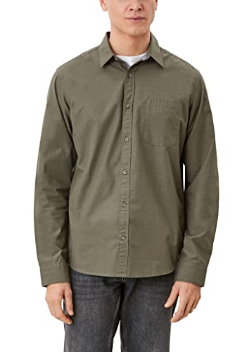 s.Oliver Męska koszula z obszyciem Langarm Slim Fit, Przebranie, 3XL