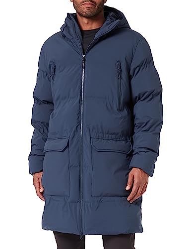 4F Męski płaszcz H4Z22-kump010, granatowy, M, niebieski morski