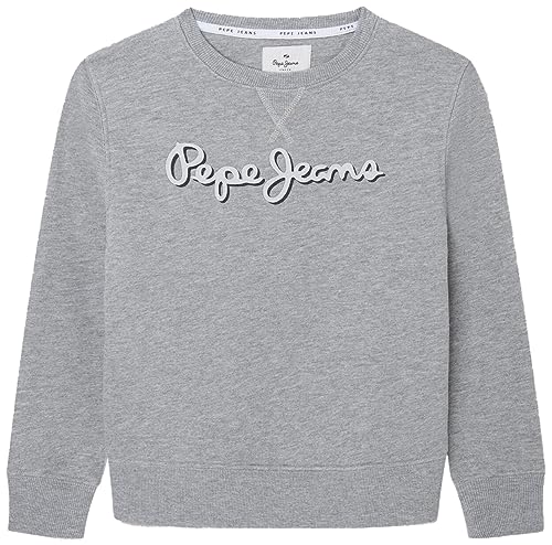 Pepe Jeans Bluza chłopięca Nolan Crew, Szary (szary Marl), 16 Lat