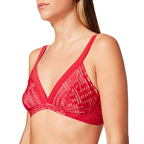 sloggi Damski S Seven miękki biustonosz, Marsowa Czerwień, M