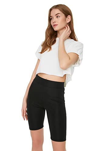 Trendyol Legginsy - czarne, Czarny, S
