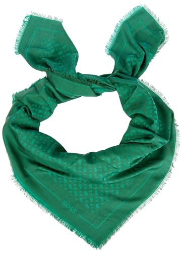 BOSS Damski szalik Ledonia_15, Open Green383, rozmiar uniwersalny, Open Green383