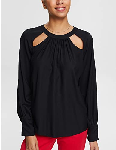 ESPRIT Damska bluzka 102EE1F303, 001/BLACK, S