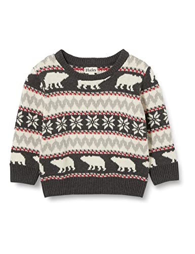 Hatley Bluza chłopięca z okrągłym dekoltem, Eisbär Fair Isle, 4 lat
