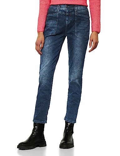 Street One Damskie spodnie jeansowe Loose, Brilliant Mid Indigo Wash, 29W / 30L