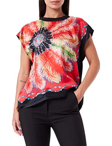 Just Cavalli Koszulka damska, 311 s czerwony, XL