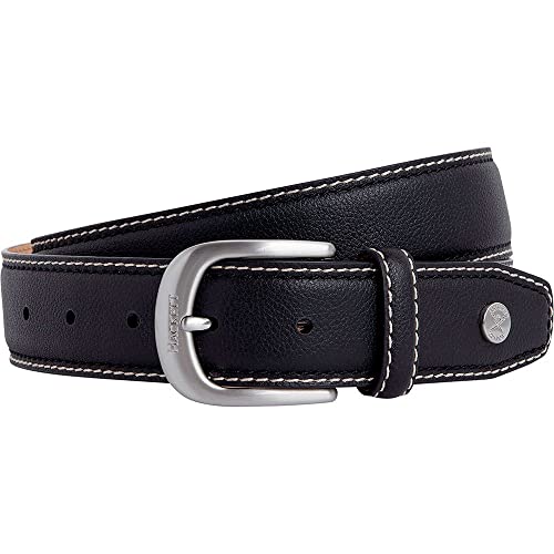 Hackett London Męski pasek do ściegu Cnt, Czarny, 46