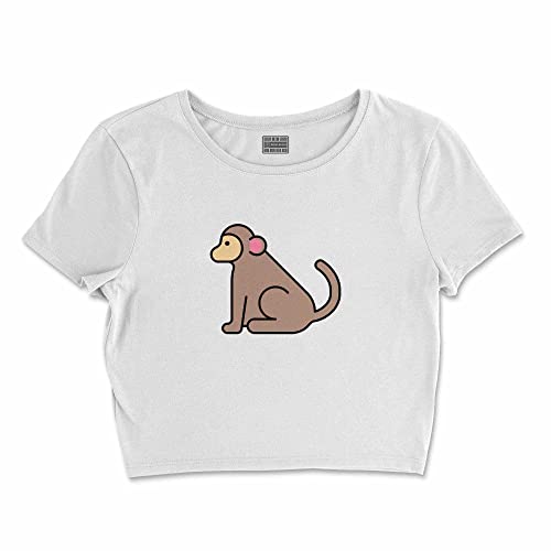 Bona Basics, Damski T-shirt basic, z nadrukiem cyfrowym, 100 bawełny, biały, swobodny, damski top, rozmiar: S, biały, S