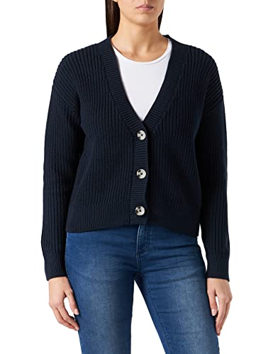 TOM TAILOR Denim Damski Kardigan z guzikami 1029348, 10668 - Sky Captain Blue, XL