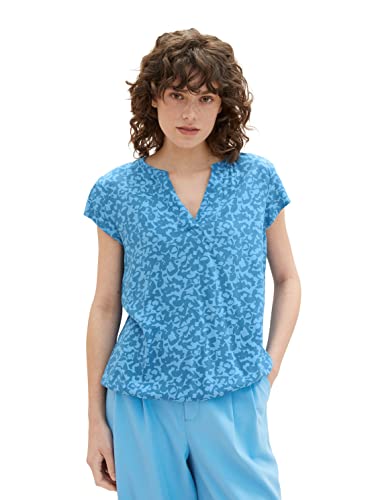 TOM TAILOR 1035245 Bluzka Kobiety, 31746 - Blue Geo Design, 40