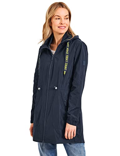 CECIL Damski B100766 płaszcz przejściowy, granatowy, XL, granatowy, XL