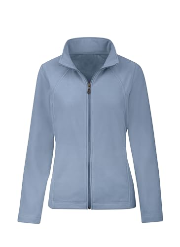 TRIGEMA Damska kurtka polarowa w kolorze czarnym, czerwonym i niebieskim - 555113, Pearl-Blue, 3XL