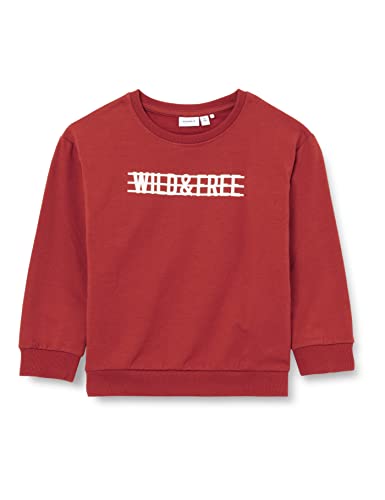 Bestseller A/S Chłopięca bluza Nmmodin Sweat Boxy Bru, Coconut Shell, 104