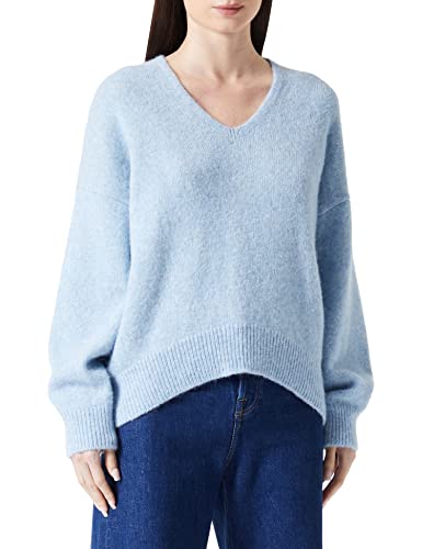BOSS C_fondianan bluza damska z dzianiny, Light/Pastel Blue450, L