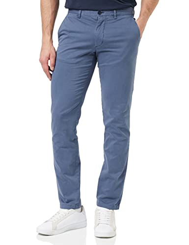 Tommy Hilfiger Bleecker TH Flex Satin Gmd Spodnie męskie, Faded Indigo, 28W / 28L