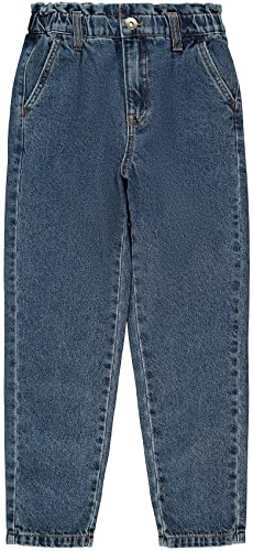 NAME IT Jeansy dziewczęce, niebieski (Dark Blue Denim), 140 cm