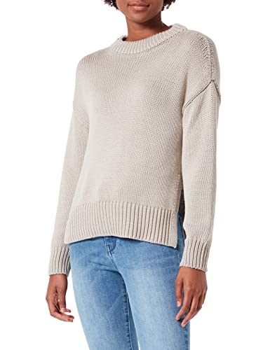 HUGO Damska bluza Smegina Knitted Sweater, ciemnobeżowa 259, XL EU, Dark Beige259, XL