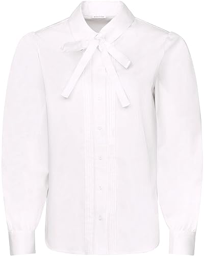 Seidensticker Damska bluzka z długim rękawem Regular Fit, biały, 38