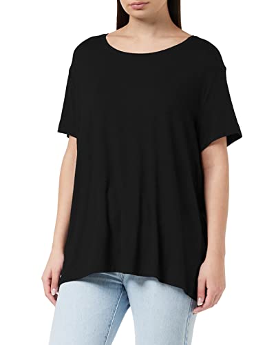 ONLY Koszulka damska Carcarmakoma S/S Top Noos, Czarny (czarny czarny), 16 (Manufacturer size: XL-54)