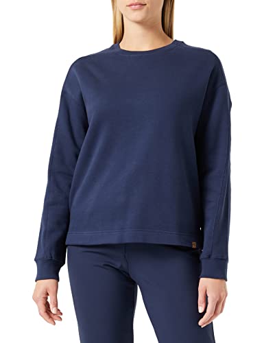 Camel Active Womenswear Damska bluza z kapturem, niebieski (Night Blue), XS