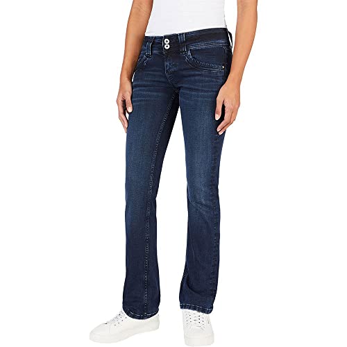 Pepe Jeans Dżinsy damskie generacji, niebieskie (denim-XV7), 31W/34L, Niebieski (Denim-xv7), 31W / 34L