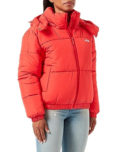 FILA Damska kurtka z bukiem, czerwony (True Red), L