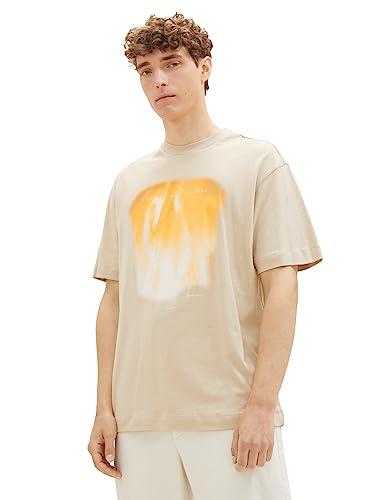 TOM TAILOR Denim T-shirt męski, 11704 - Silver Ecru, M