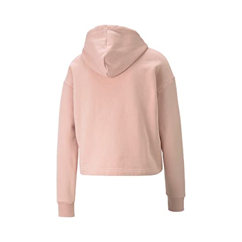 PUMA Damska bluza z kapturem Power Tape FL, różowy kwarc, S, Różowy kwarc, S