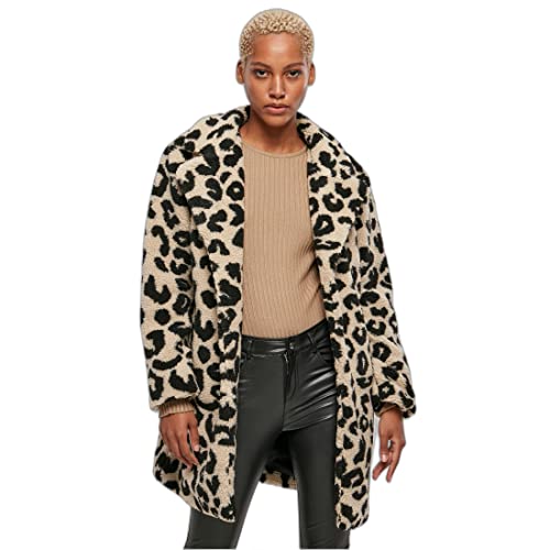Urban Classics Damska kurtka damska Oversized AOP Sherpa Coat, Sandleo, 3XL