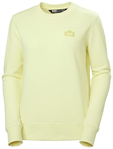 Helly Hansen Damska bluza z grafiką Nordd Grafika bluza, 333 wyblakły żółty melanż, XL