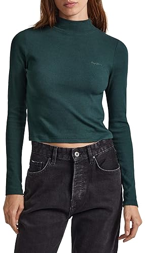 Pepe Jeans Koszulka damska Winona Perkins, Zielony (Regent Green), XS