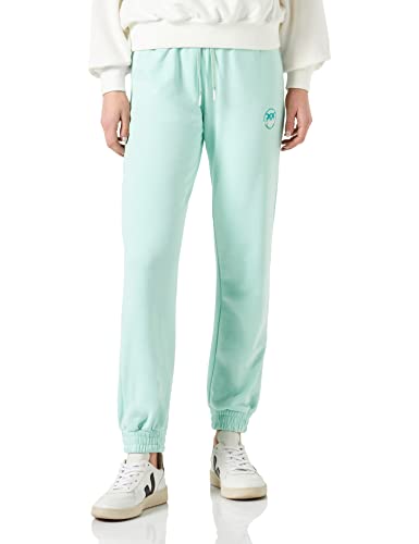 Pinko Damskie spodnie cargo bluza bawełna, E51_niebieska skóra jajka, S