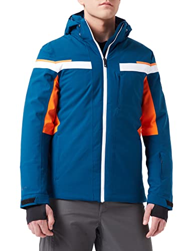 McKINLEY męska kurtka narciarska harry, Niebieski, benzyna/pomarańczowy, S