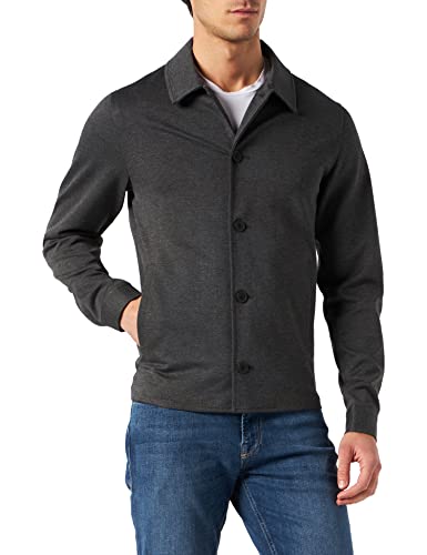 JACK & JONES Męska kurtka z dzianiny Jprclean Sweat Buttoned Cardigan Cbo, szary melanż, XL